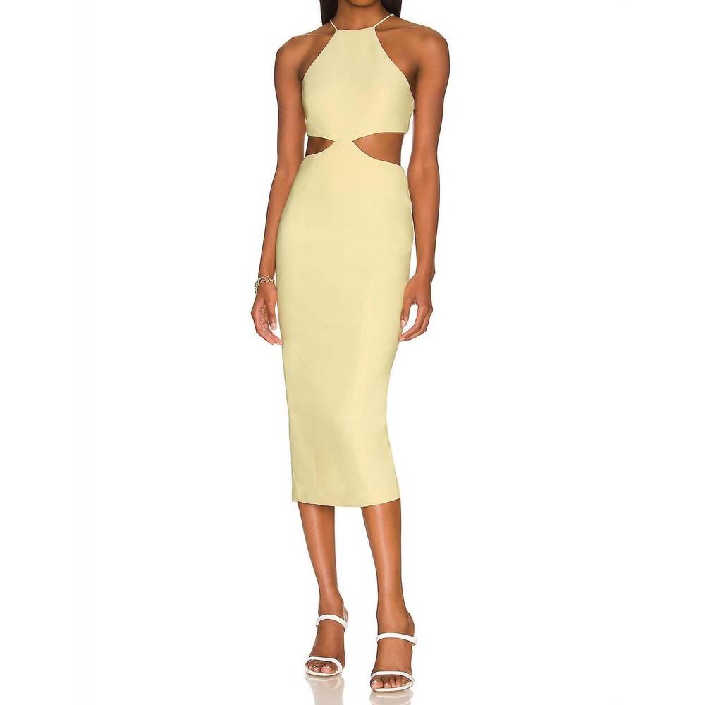 NEW MISHA betty midi dress in mellow